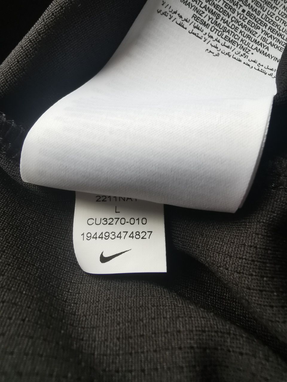 Czarna damska koszulka na długi rękaw Nike Running Dri-fit L