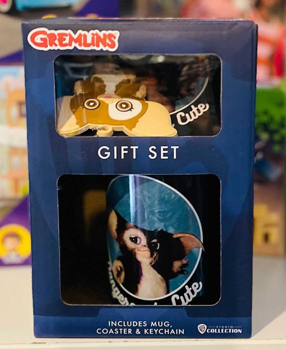 Zestaw Prezentowy GREMLINY Kubek Podkładka Brelok Nowy Poznań