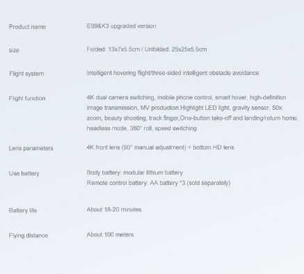 Dron e99 PRO - 2 kamery - podgląd w aplikacji - WiFi - NOWY - 2szt