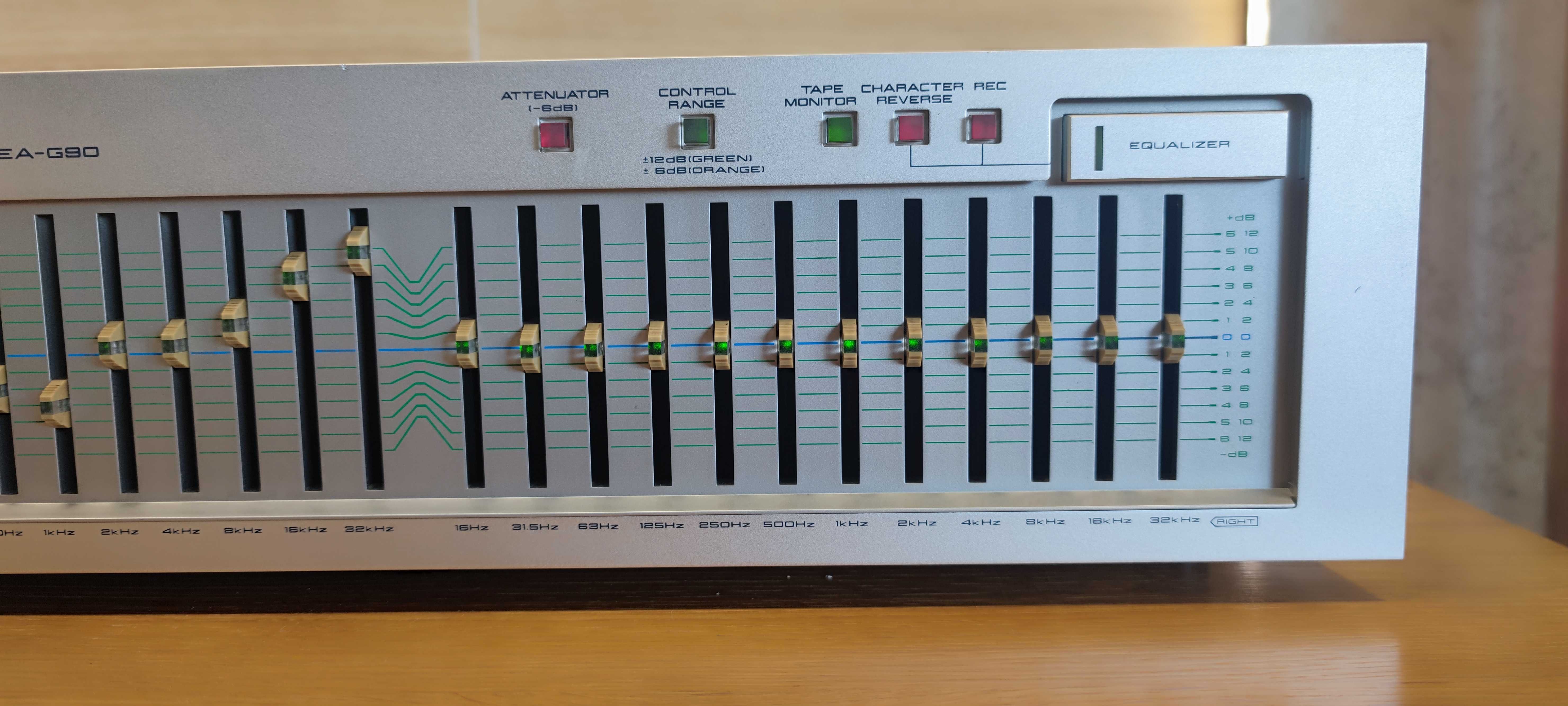 Akai EA-G90 Korektor Graficzny Equalizer Rarytas Piękny Stan