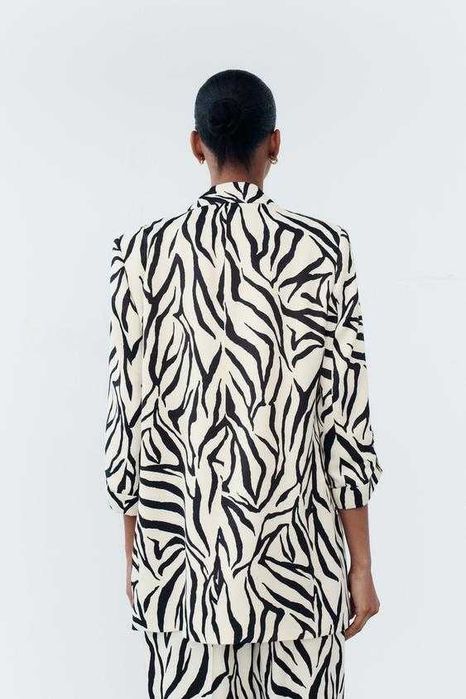 Blazer estampado da Zara