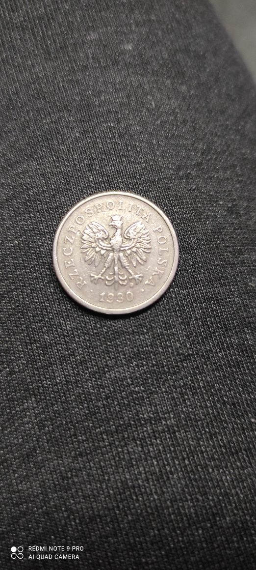 Moneta kolekcjonerska 1 złoty polski 1990