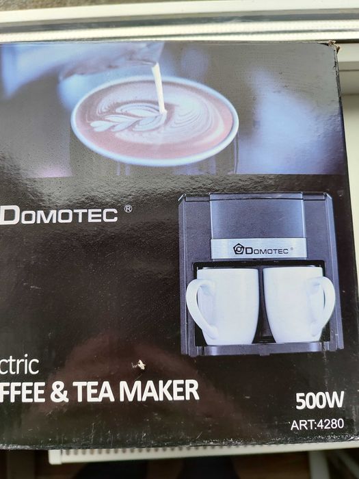 Кавоварка, + кружки в комплекті Domotec.