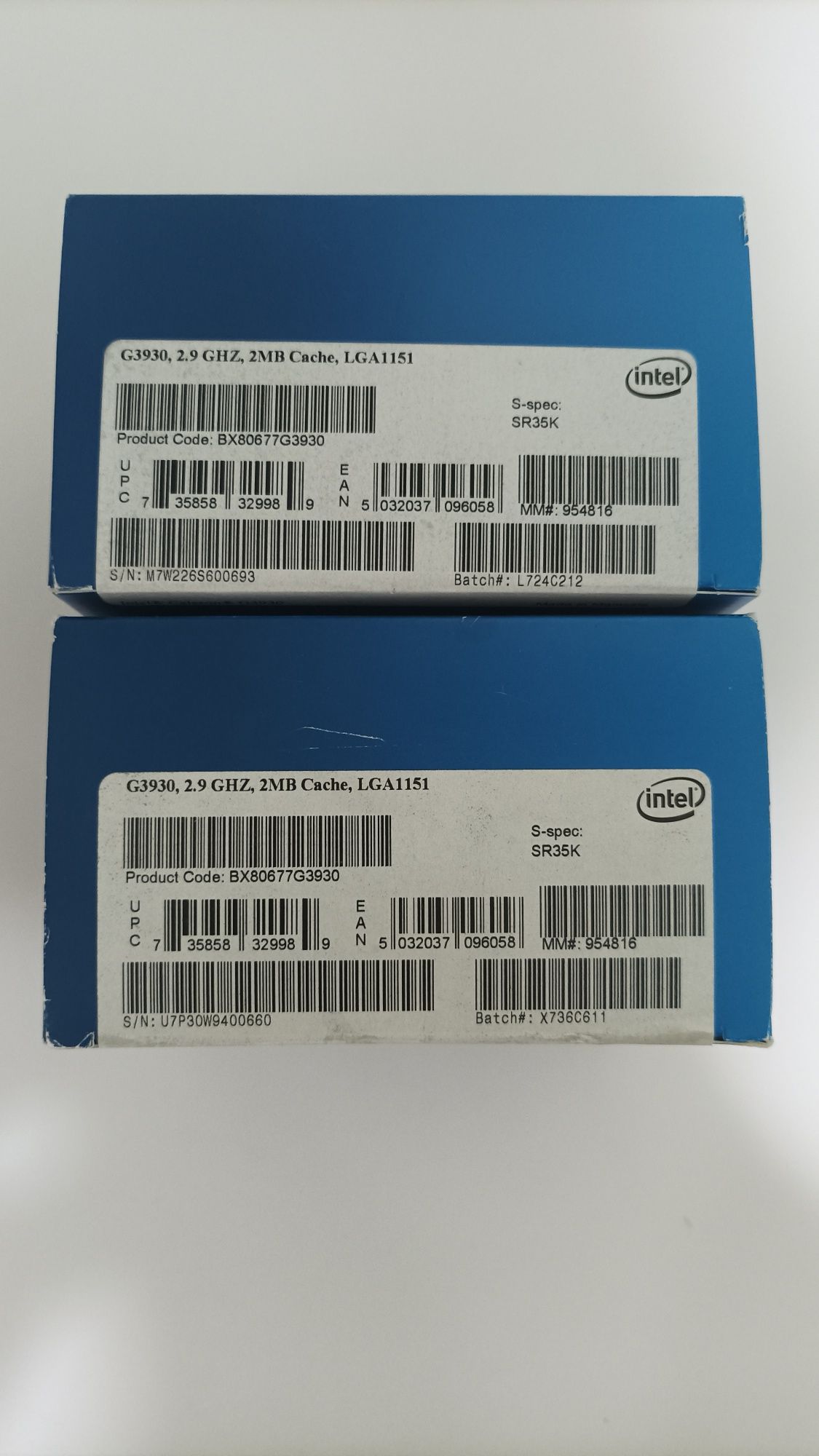 Процессор Intel Celeron G3930
