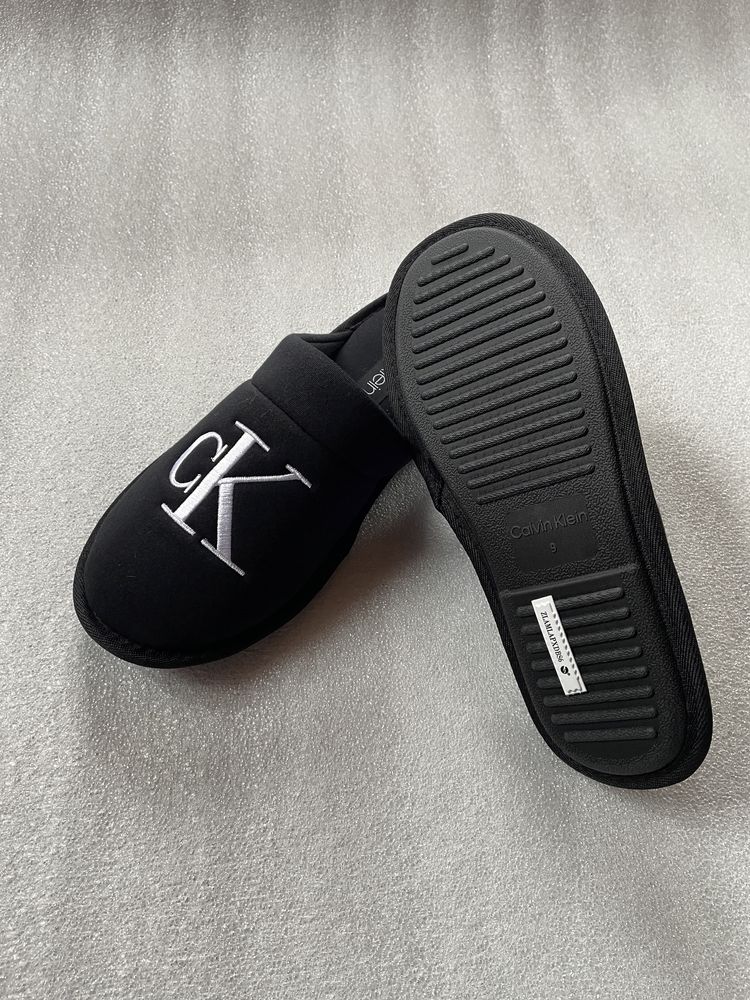 Новые домашние тапочки calvin klein (ck slipper)с америки 9us