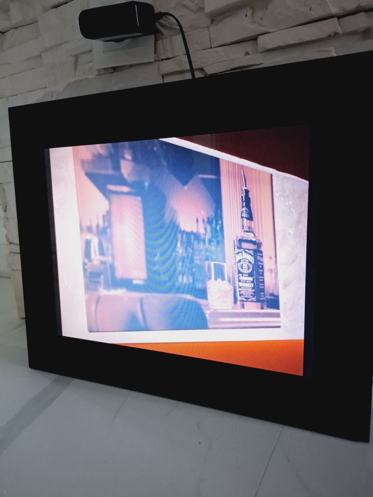 Monitor duża 40 x 33 ramka cyfrowa Rollei 3160 reklama  obraz