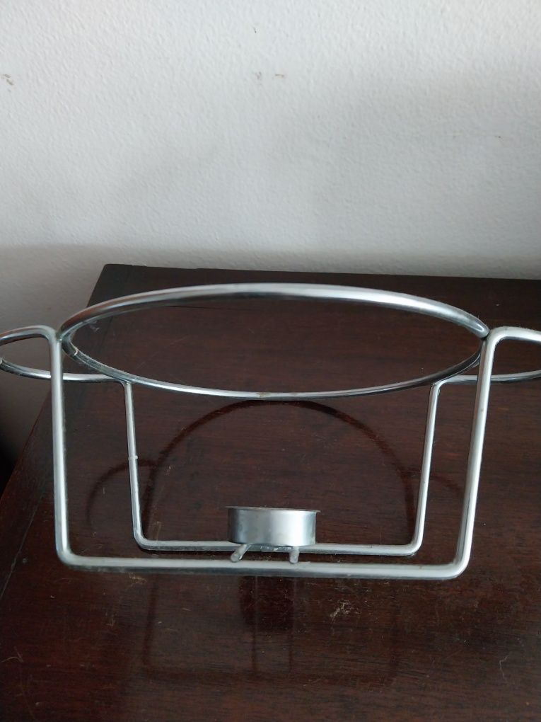 Réchaud em metal para pyrex