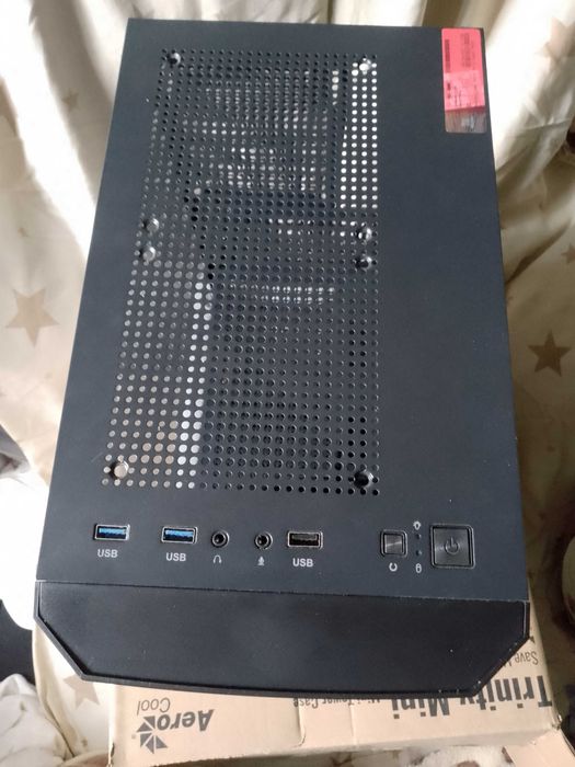 корпус AeroCool Trinity Mini MESH с б\п Thermaltake 600W