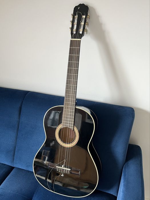 Hiszpańska gitara klasyczna Farra Carlo Negro czarna