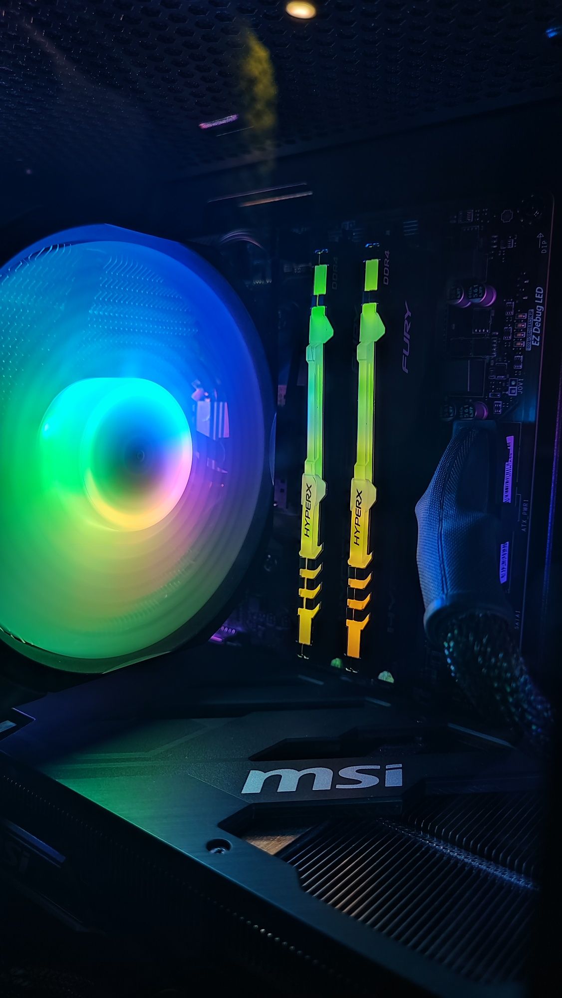 Komputer gamingowy RTX 4060 Ti / Ryzen 5 5500 / 16GB RAM / SSD NVMe