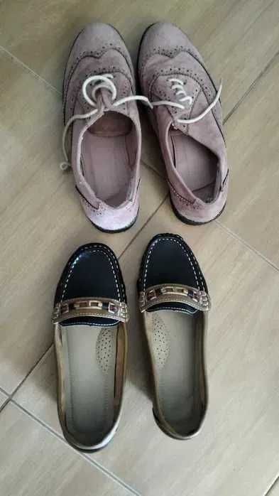 Pack 2 pAres de sapatos de senhora 37 e 38. Bom estado