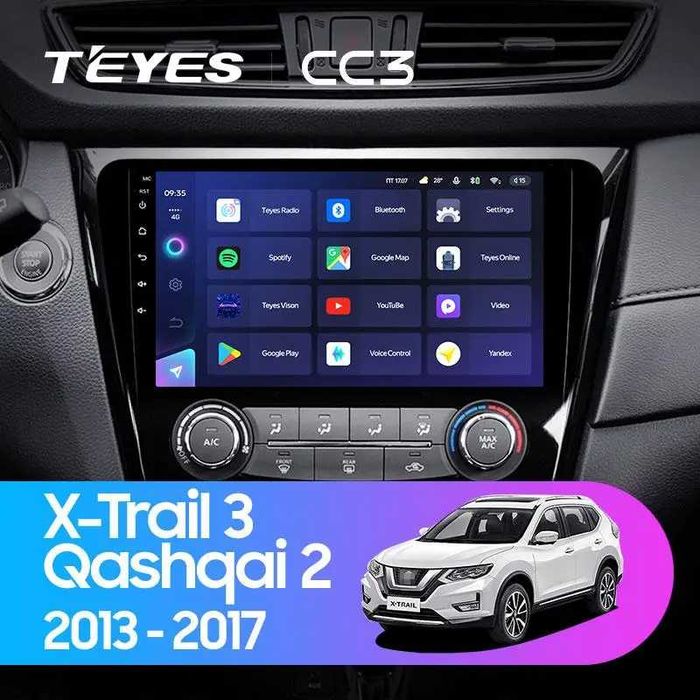 Магнитола Teyes CC3 2K  4Gb/32Gb --- 4GB 64GB Nissan X-Trail T32  2015