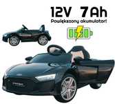 Auto na akumulator AUDI R8 12v7AH Powiększony akumulator