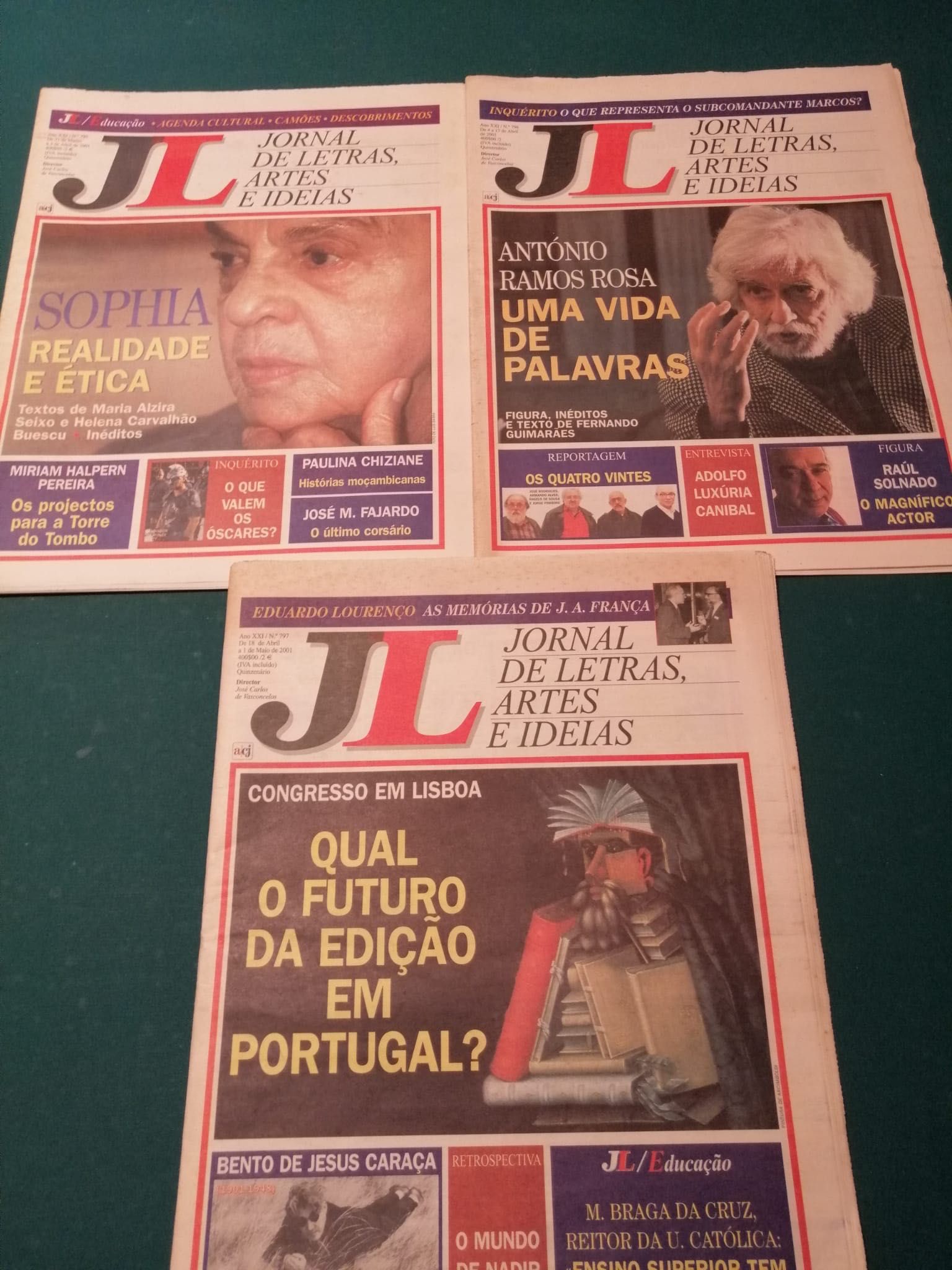 JL - Jornal de Letras, Artes e Ideias / 2001-02