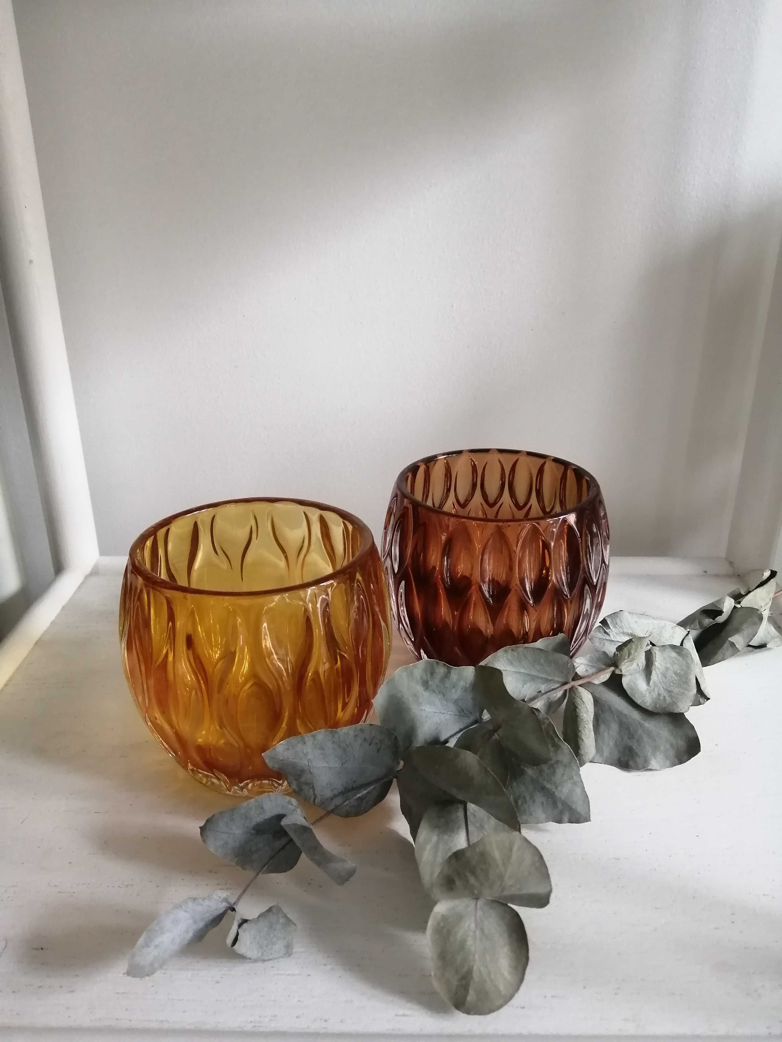 Świecznik szklany lampion na tealight Boltze Home