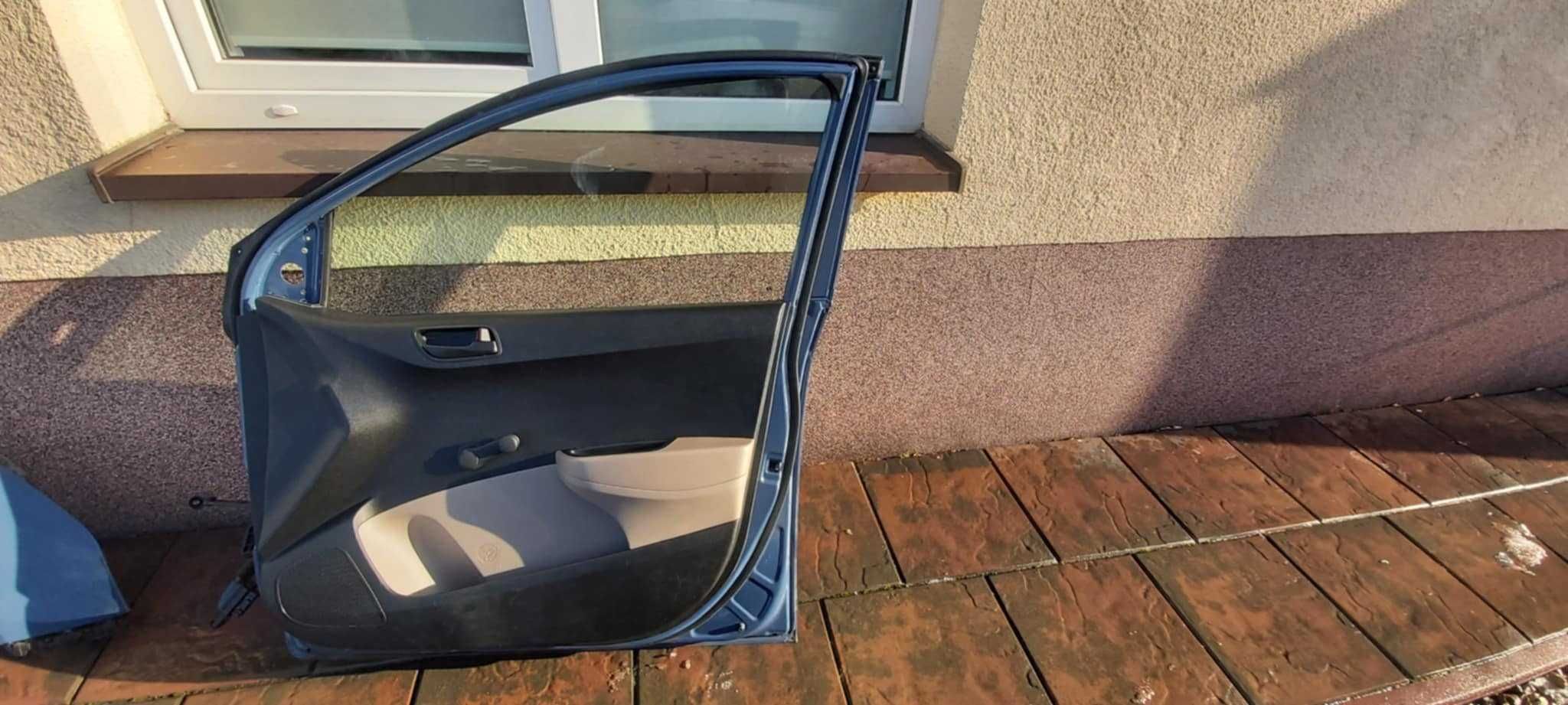 Drzwi prawy przód hyundai i10 2015 r. kod lakieru 3XU + błotnik gratis