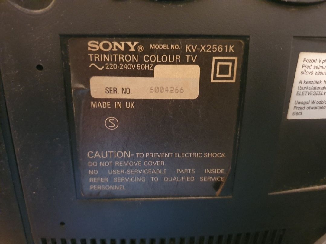 Sony Trinitron 25" KV-X2561K Telewizor