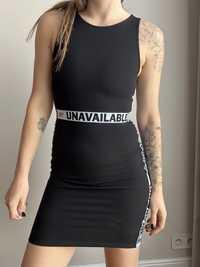 Sukienka bandażowa czarna H&M XS/S