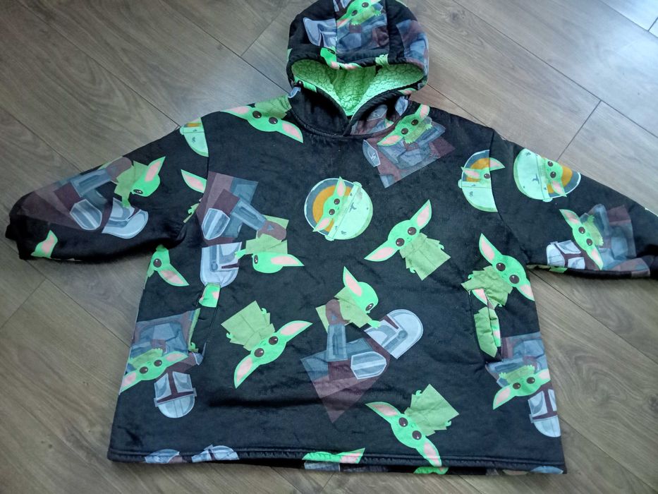 Bluzo koc szlafrok Star Wars Yoda rozmiar 4-10 uniwersalny