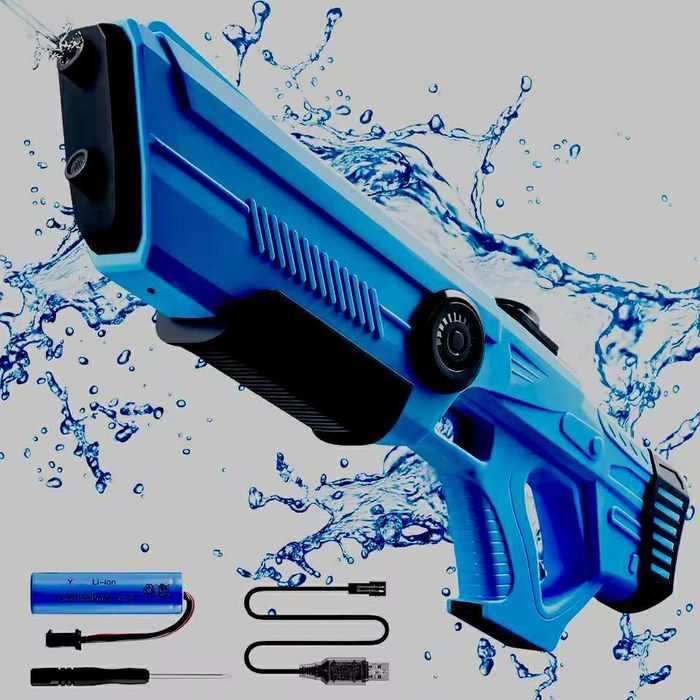 Elektryczny PISTOLET na wodę na Akumulator 10 M ZASIĘGU