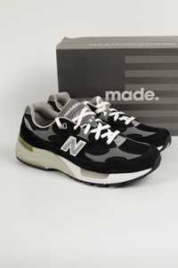 Кросівки New Balance 992 Made In USA 'Black Grey Suede' M992EB
 Оригін