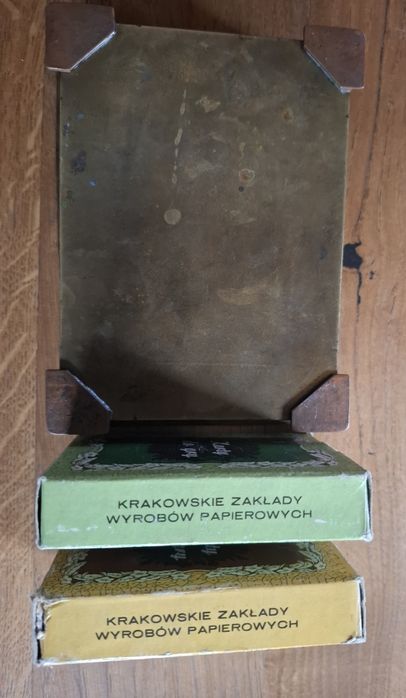 Karty do gry PRL Polska Kraków w oryginalnym miedzianym Pudełko UNIKAT