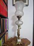 LAMPA NAFTOWA mosiężna 70 cm