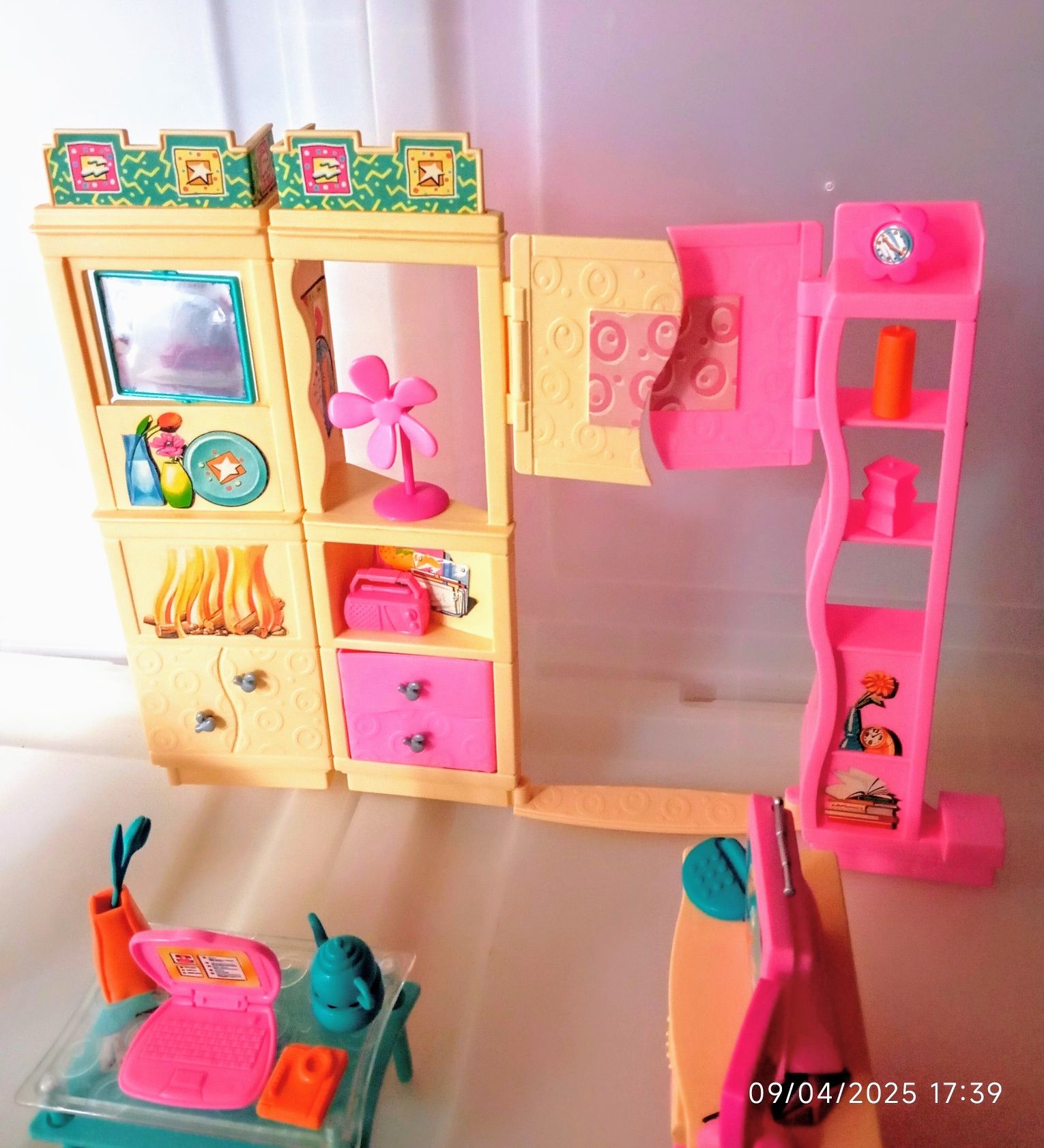 Barbie sala de estar All around home ano 2000.