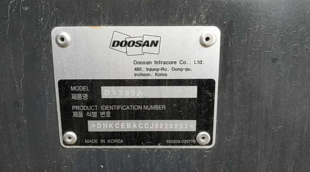 Екскаватор DOOSAN 200A 2019 року