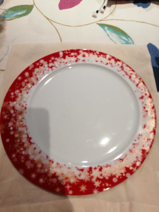 Prato de bolo porcelana Costa Verde