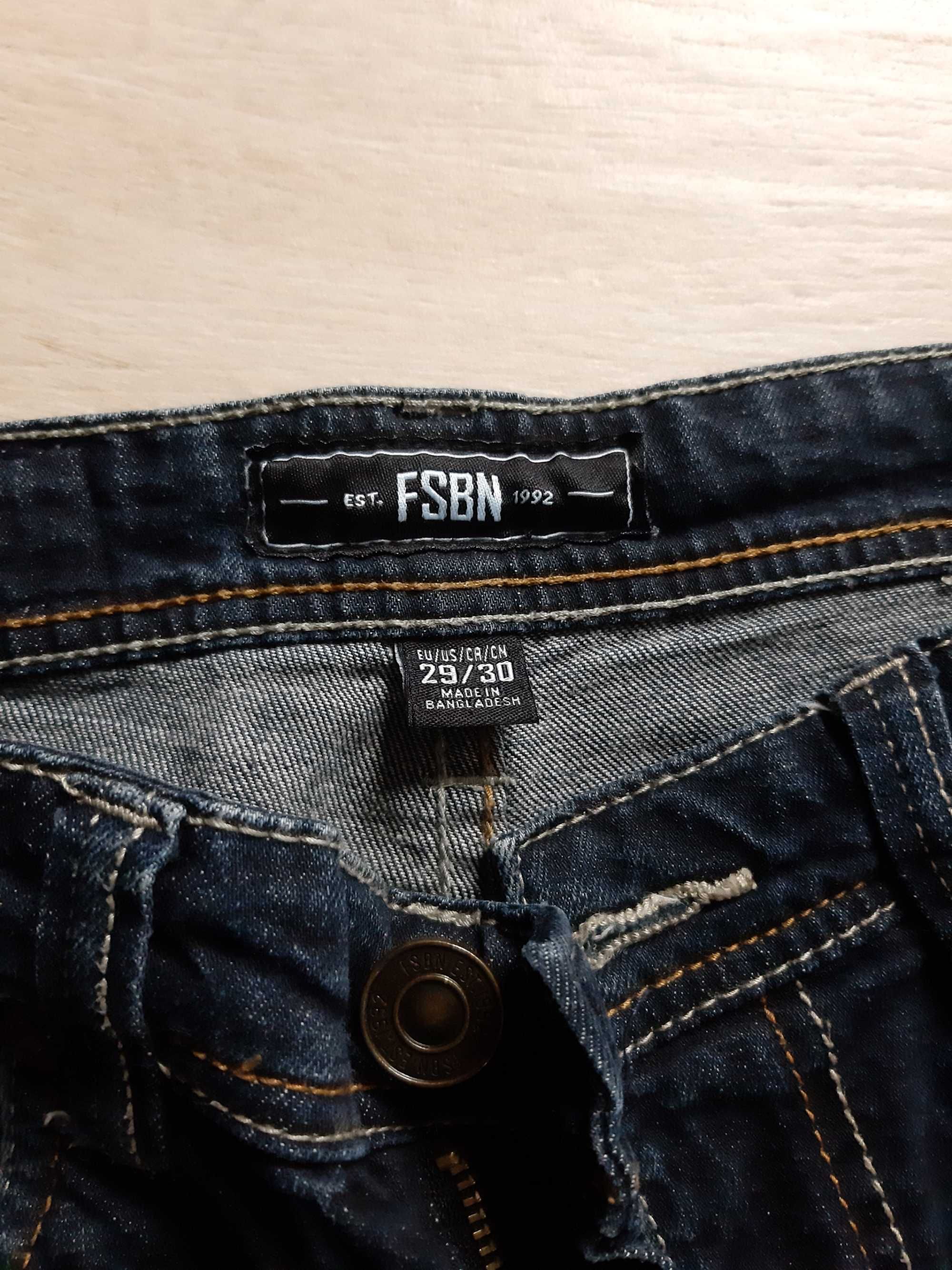 Spodnie jeansy FSBN męskie