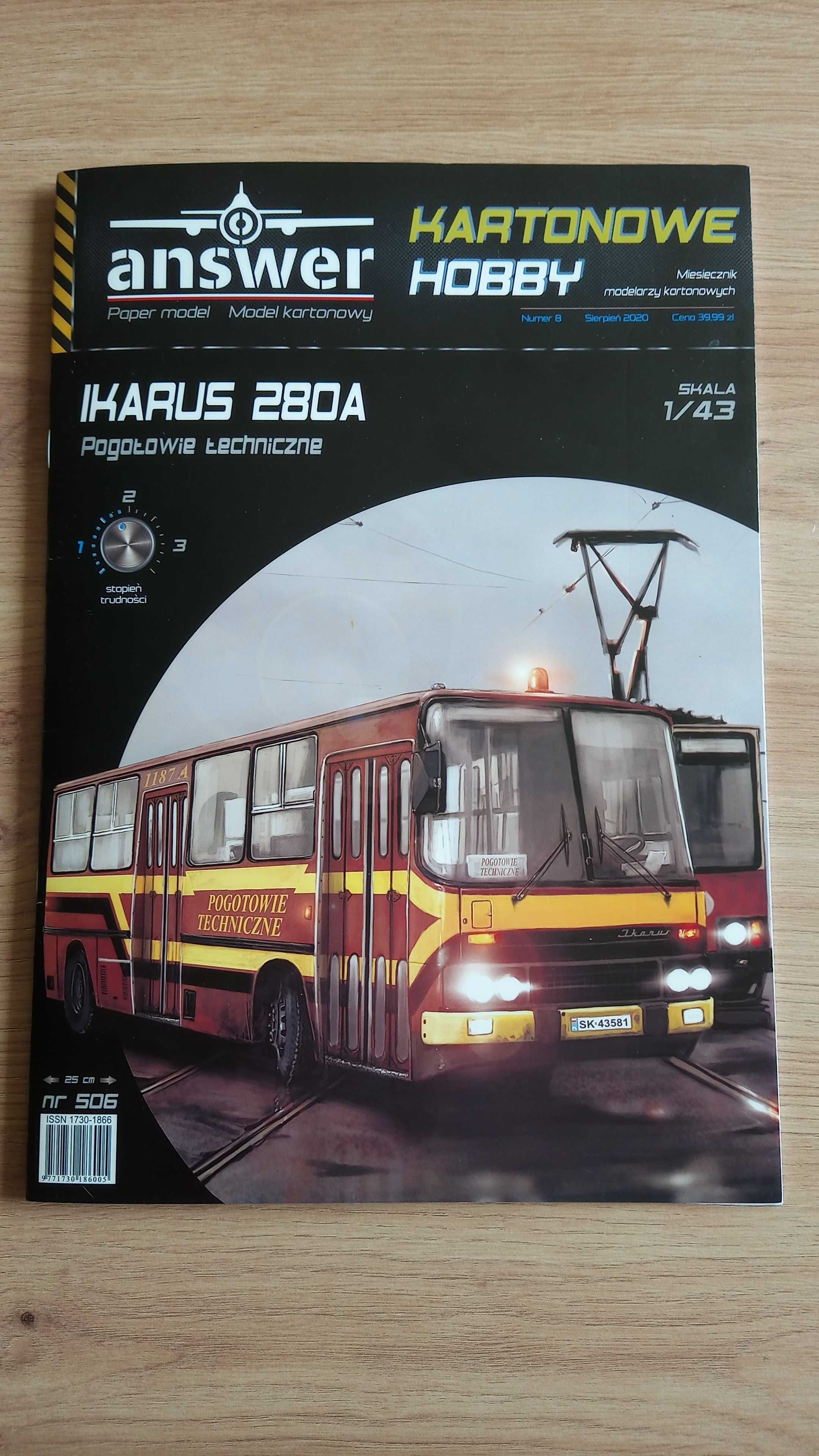 Model kartonowy - Ikarus 280A pogotowie techniczne -  Answer 506