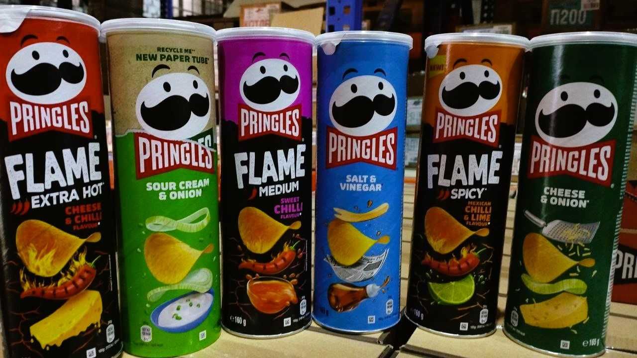 Чипсы принглс Pringles 165 g ассортимент