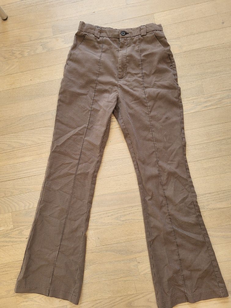 Spodnie H&M brazowe r. 164