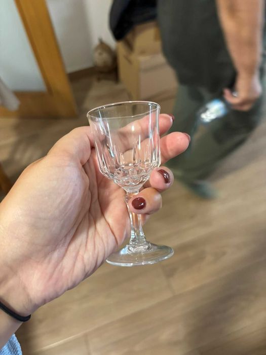 Conjunto de copos de Cristal D’Arques