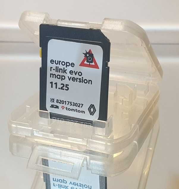 Renault Cartao de Mapas GPS Europa 2025 + Radar