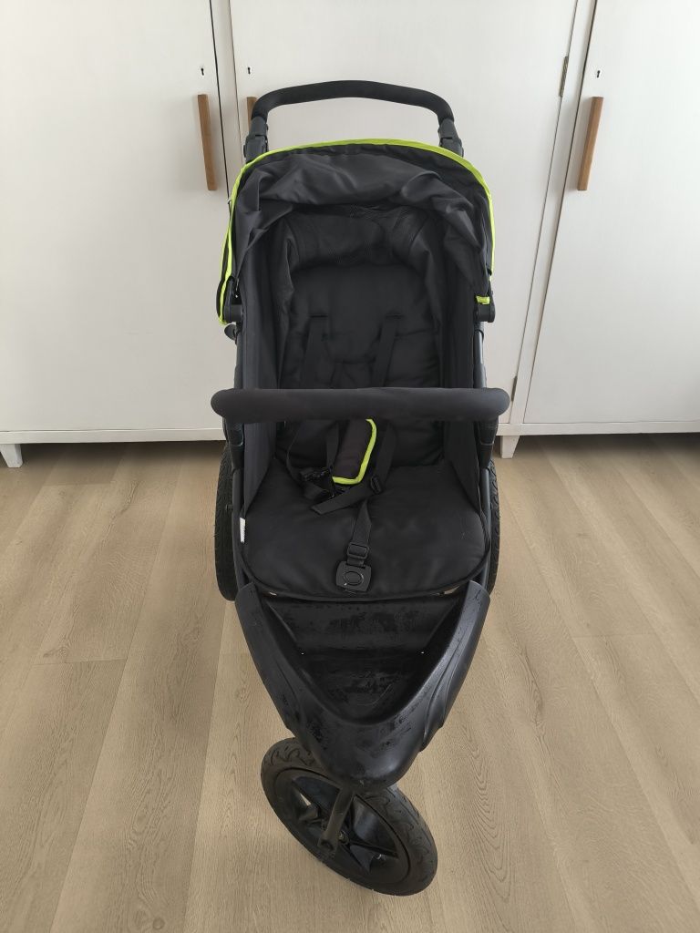 O carrinho de bebe
