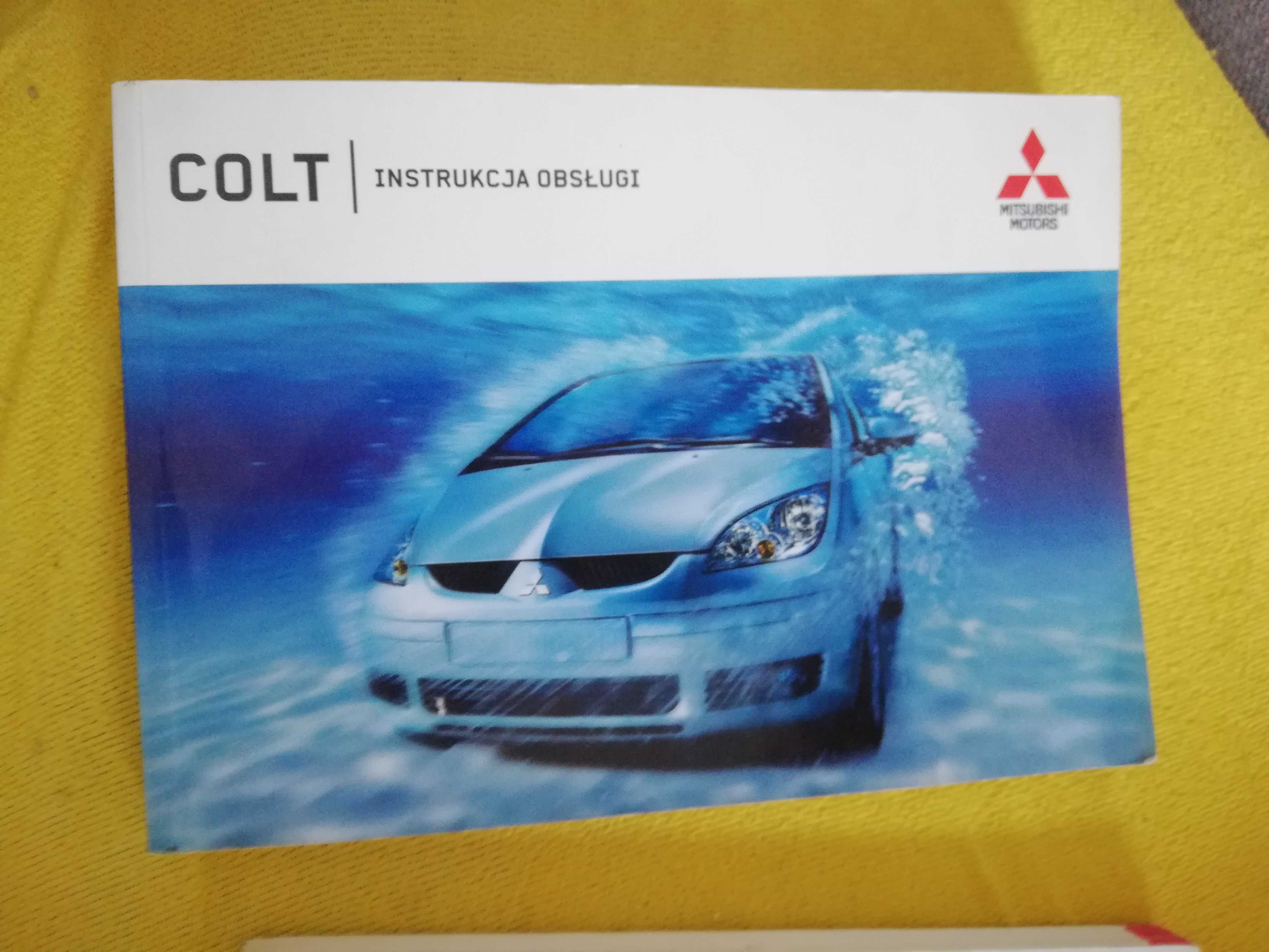 ksiazka instrukcja obsługi -po polsku mitsubishi colt 2004
