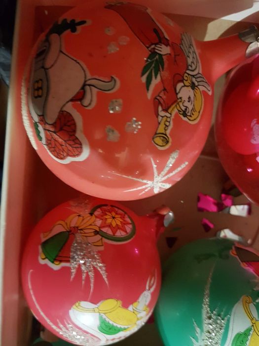 Іграшки на ялинку новорічні ретро в подарунок