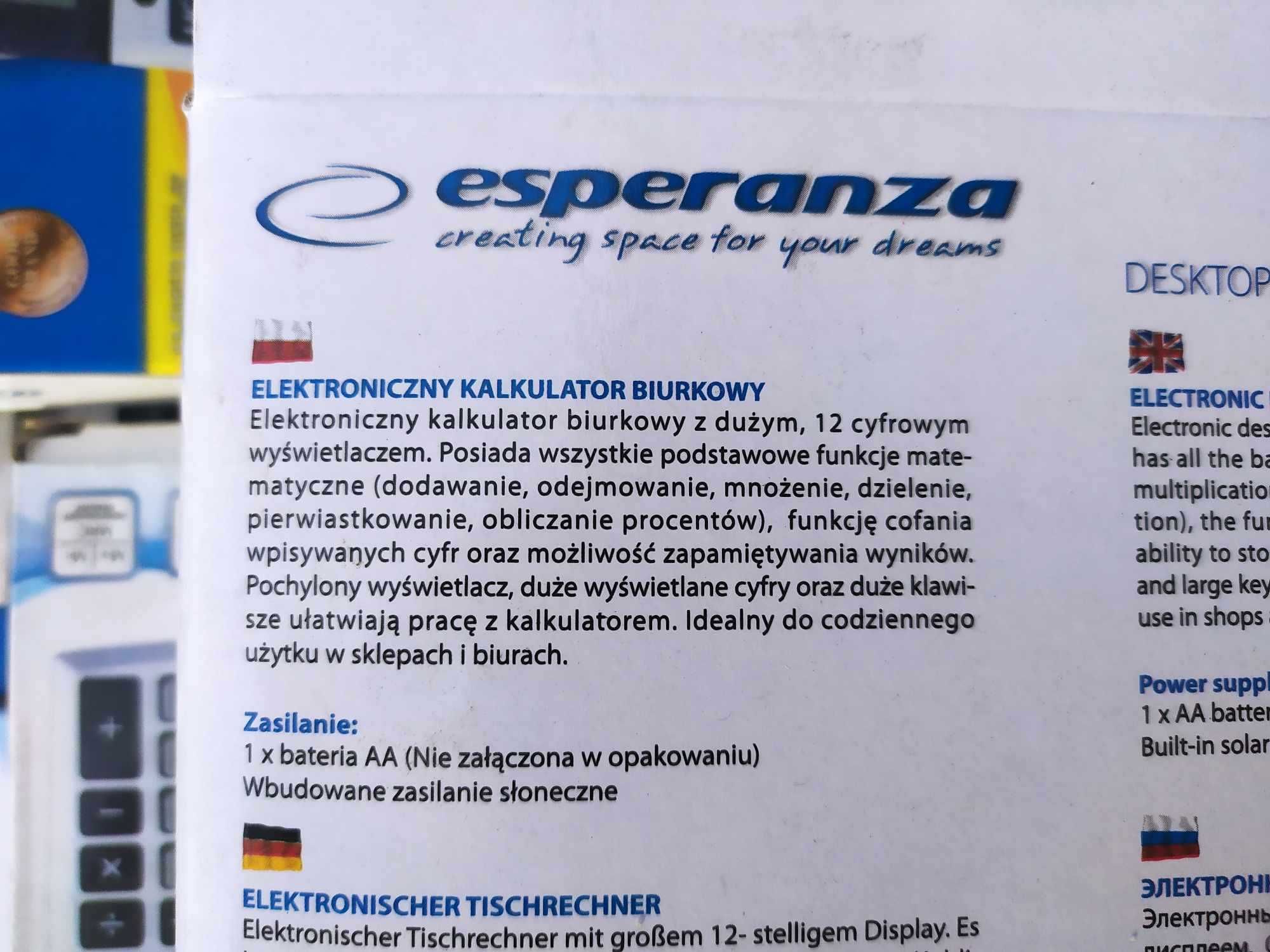 Elektroniczny Kalkulator biurkowy TALES