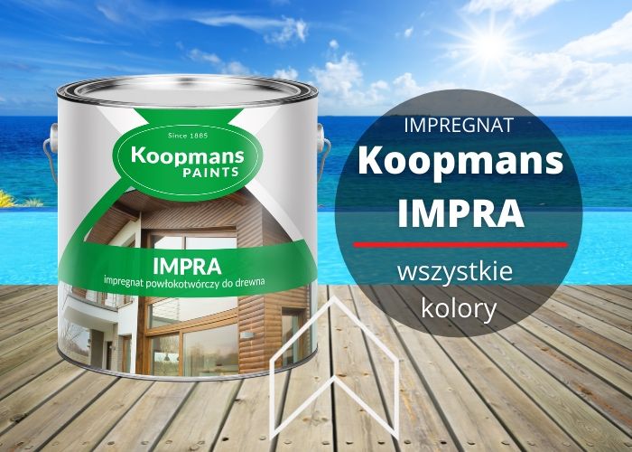 Koopmans Impra - wszystkie kolory i pojemności - impregnat do drewna