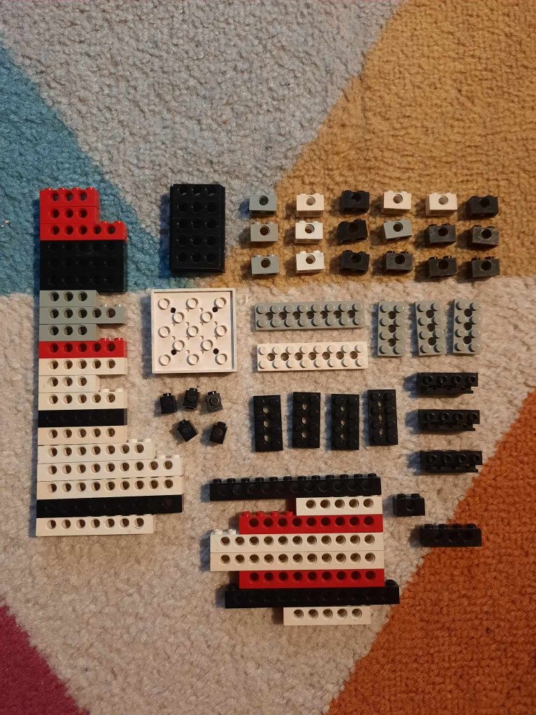 Klocki Lego technic cegły łączniki złączki mix
