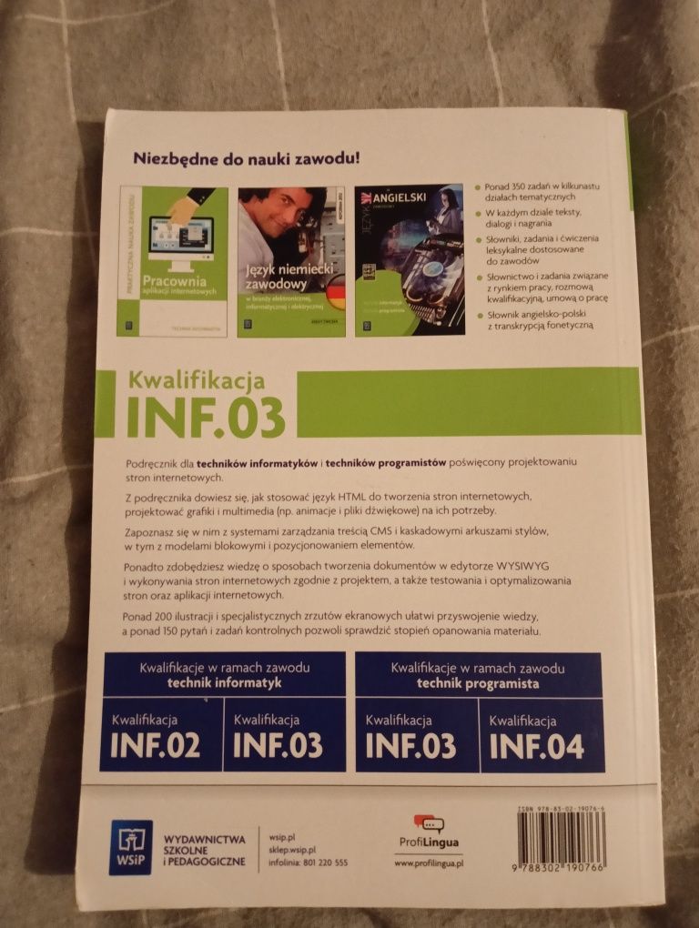 Podręcznik inf.03 Tworzenie stron i aplikacji internetowych