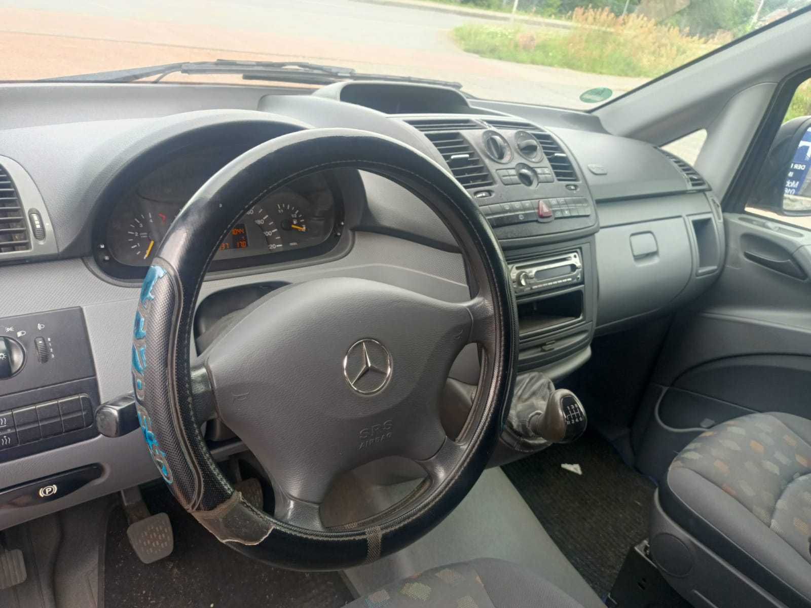 Mercedes Vito 115CDI 2.2 07r.   6 os. hak, klimatyzacja, Niemiec
