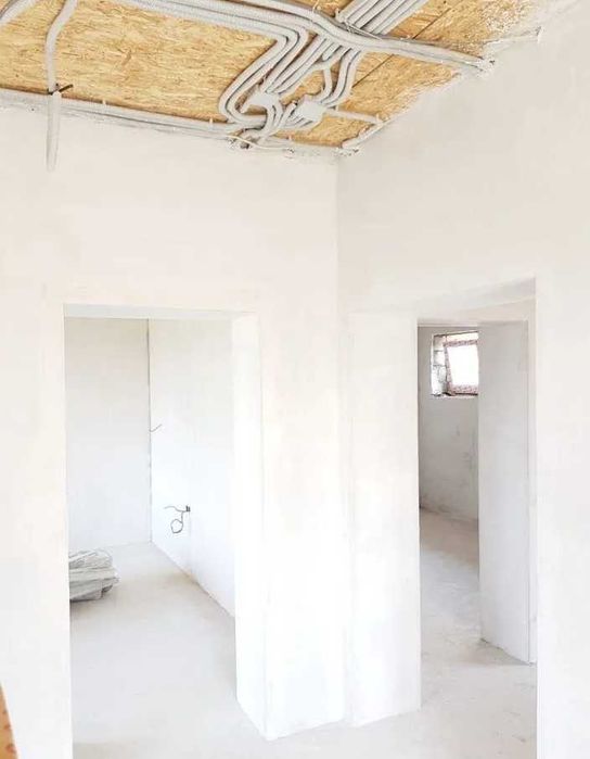 Машинна штукатурка стін (стен) - стяжка підлоги(пола).