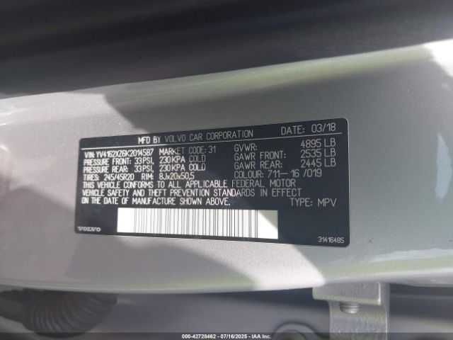 Volvo XC40 T5 Momentum / T5 R-Design 2019