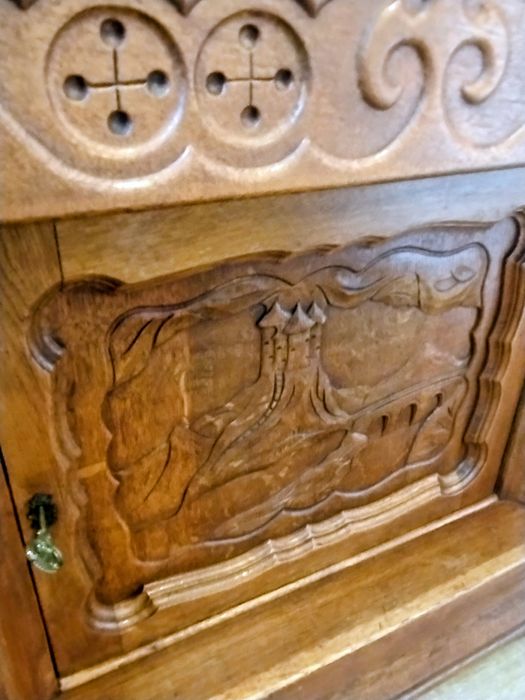 Duża RZEŹBIONA 194/55/84 wys. komoda. Możliwy Dowóz do 100