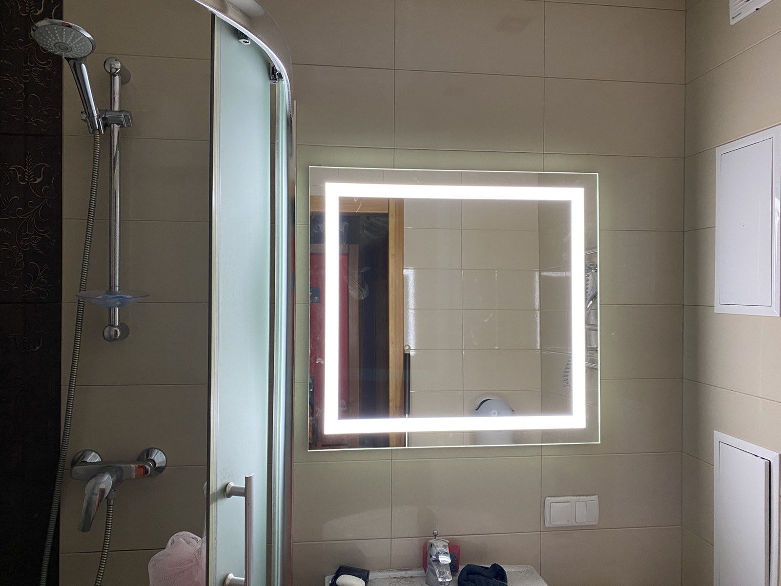 зеркало с подсветкой, зеркало в ванную, зеркало прихожая, дзеркало led