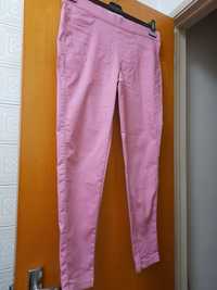Calças algodão rosa e tamanho 42 - Semi-novas