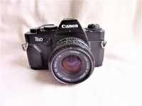 Aparat Canon T60 z obiektywem canon 50/1.8 aparat z lat 90